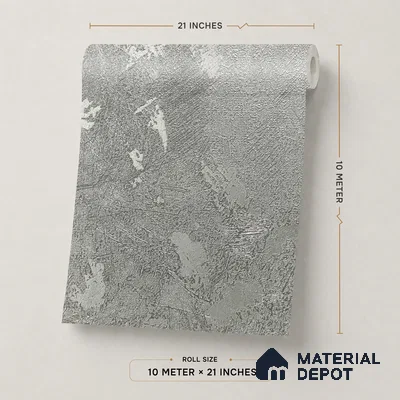Z1000-12 | 10 Meter x 21 Inch PVC Texture Look Wallpaper - 57 Sq. Ft. | Minimum 15% wastage during installation