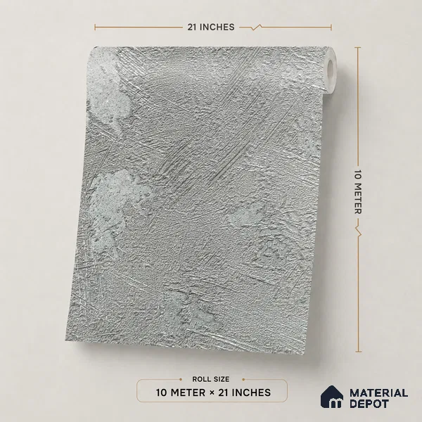Z1000-3 | 10 Meter x 21 Inch PVC Texture Look Wallpaper - 57 Sq. Ft. | Minimum 15% wastage during installation