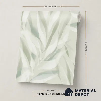 A76102 | 10 Meter x 21 Inches Florals Look Wallpaper - 57.37 Sq. Ft. | Minimum 15% wastage during installation