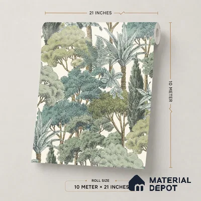A76302 | 10 Meter x 21 Inches Nature Look Wallpaper - 57.37 Sq. Ft. | Minimum 15% wastage during installation