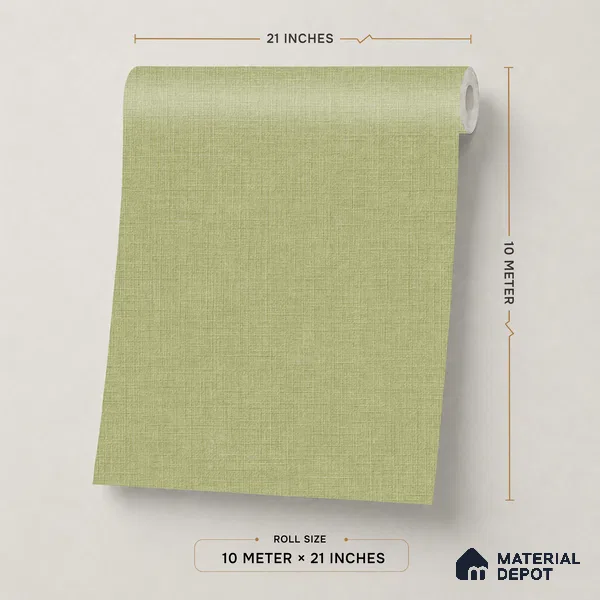 A71007 | 10 Meter x 21 Inches Fabric Look Wallpaper - 57.37 Sq. Ft. | Minimum 10% wastage during installation