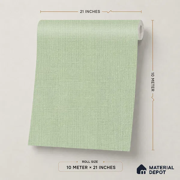 A71008 | 10 Meter x 21 Inches Fabric Look Wallpaper - 57.37 Sq. Ft. | Minimum 10% wastage during installation