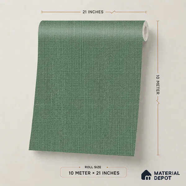 A71009 | 10 Meter x 21 Inches Fabric Look Wallpaper - 57.37 Sq. Ft. | Minimum 10% wastage during installation