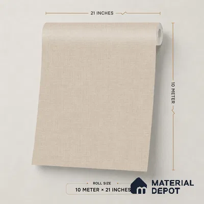 A71004 | 10 Meter x 21 Inches Fabric Look Wallpaper - 57.37 Sq. Ft. | Minimum 10% wastage during installation