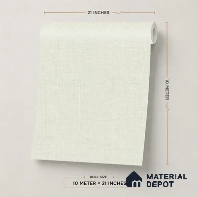 A71002 | 10 Meter x 21 Inches Fabric Look Wallpaper - 57.37 Sq. Ft. | Minimum 10% wastage during installation