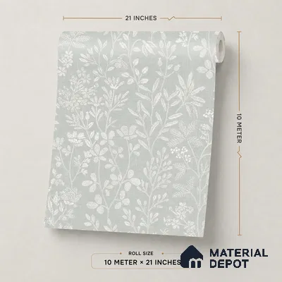 205001 | 10 Meter x 21 Inches Fabric Look Wallpaper - 57.37 Sq. Ft. | Minimum 10% wastage during installation