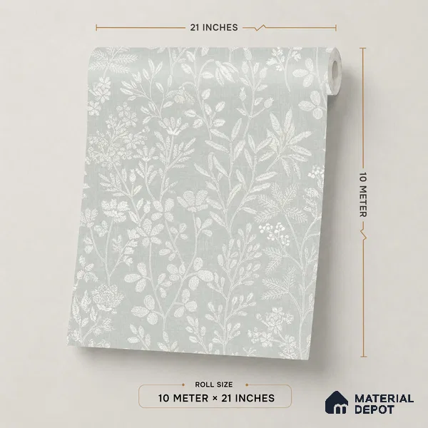 205001 | 10 Meter x 21 Inches Fabric Look Wallpaper - 57.37 Sq. Ft. | Minimum 10% wastage during installation