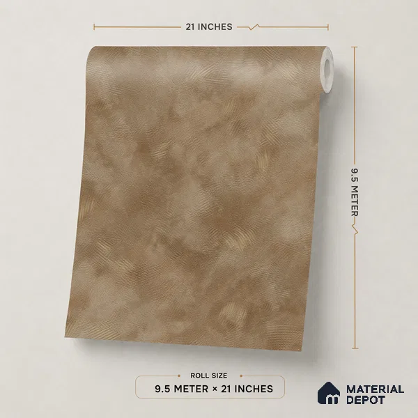 WP1329 | 9.5 Meter x 21 Inches Texture Look Wallpaper - 55 Sq. Ft. | Minimum 15% wastage during installation