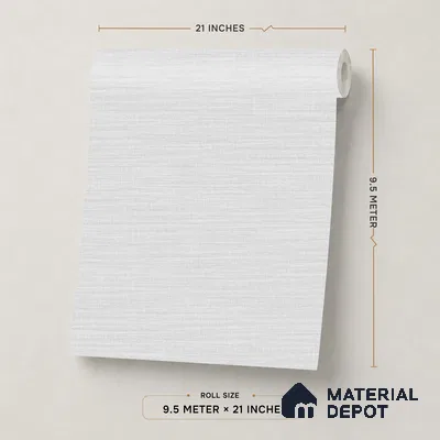 WP1344 | 9.5 Meter x 21 Inches Fabric Look Wallpaper - 55 Sq. Ft.  | Minimum 10% wastage during installation
