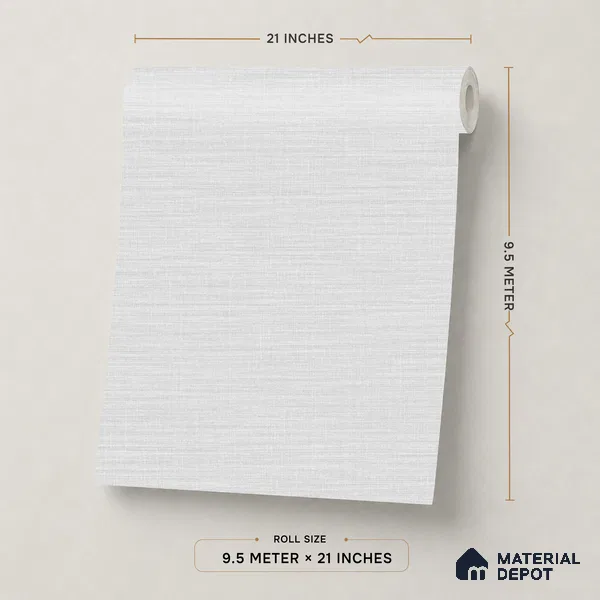 WP1344 | 9.5 Meter x 21 Inches Fabric Look Wallpaper - 55 Sq. Ft. | Minimum 10% wastage during installation