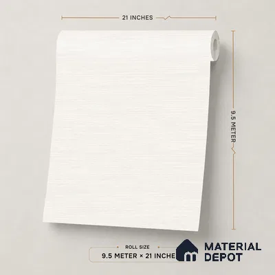 WP1343 | 9.5 Meter x 21 Inches Fabric Look Wallpaper - 55 Sq. Ft.  | Minimum 10% wastage during installation