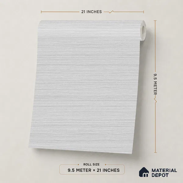 WP1363 | 9.5 Meter x 21 Inches Fabric Look Wallpaper - 55 Sq. Ft.  | Minimum 10% wastage during installation