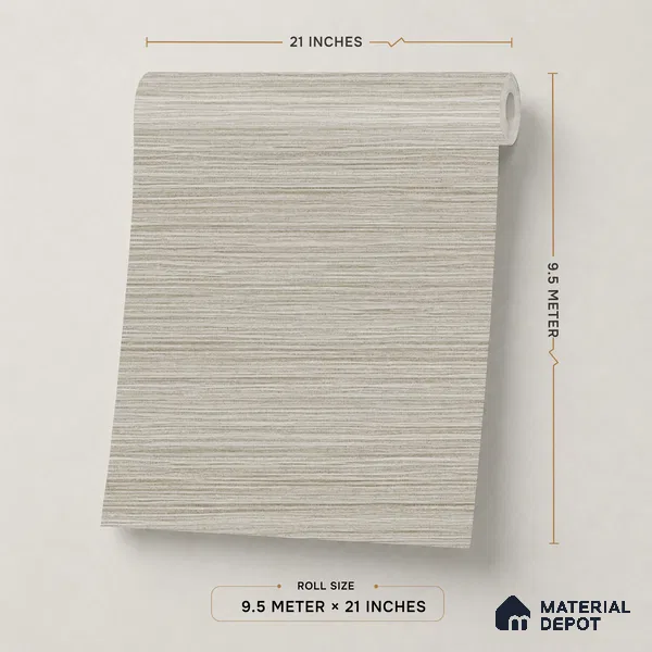 WP1364 | 9.5 Meter x 21 Inches Fabric Look Wallpaper - 55 Sq. Ft. | Minimum 10% wastage during installation