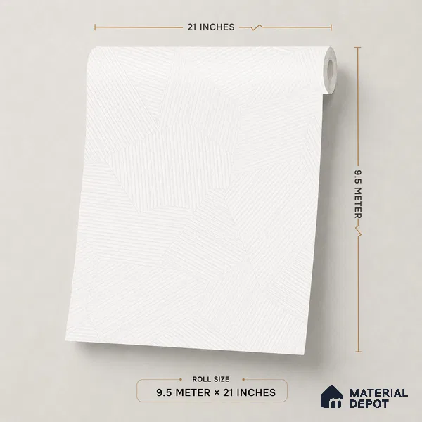 WP1349 | 9.5 Meter x 21 Inches Texture Look Wallpaper - 55 Sq. Ft. | Minimum 15% wastage during installation
