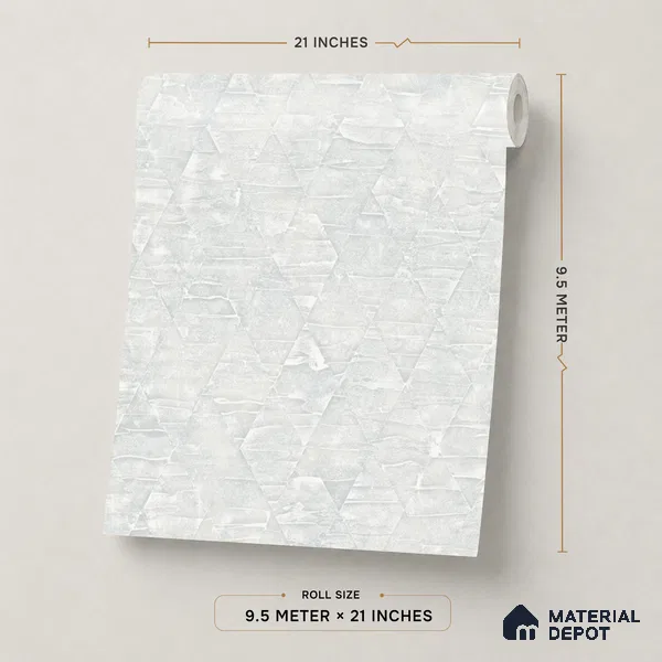 WP1354 | 9.5 Meter x 21 Inches Texture Look Wallpaper - 55 Sq. Ft.  | Minimum 15% wastage during installation