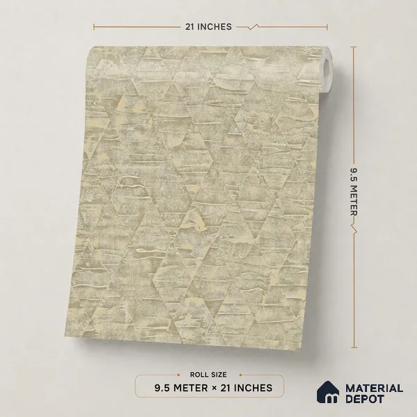 WP1356 | 9.5 Meter x 21 Inches Texture Look Wallpaper - 55 Sq. Ft. | Minimum 15% wastage during installation