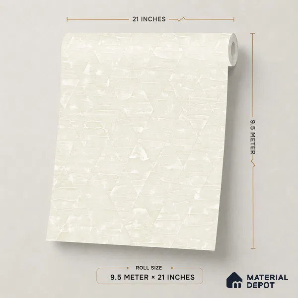 WP1353 | 9.5 Meter x 21 Inches Texture Look Wallpaper - 55 Sq. Ft. | Minimum 15% wastage during installation