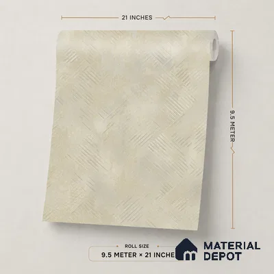 WP1336 | 9.5 Meter x 21 Inches Texture Look Wallpaper - 55 Sq. Ft.  | Minimum 15% wastage during installation