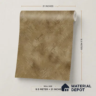 WP1338 | 9.5 Meter x 21 Inches Texture Look Wallpaper - 55 Sq. Ft.  | Minimum 15% wastage during installation