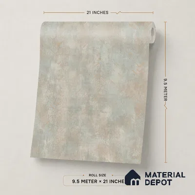 WP1320 | Grey Mottled Herringbone Textured Wallpaper - 9.5 Meter x 21 Inches, 55 Sq. Ft. (Min. 15% Wastage)