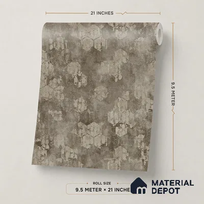 WP1361 | 9.5 Meter x 21 Inches Patterned Look Wallpaper - 55 Sq. Ft.  | Minimum 15% wastage during installation
