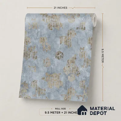 WP1357 | 9.5 Meter x 21 Inches Patterned Look Wallpaper - 55 Sq. Ft.  | Minimum 15% wastage during installation