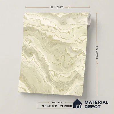 WP1308 | 9.5 Meter x 21 Inches Patterned Look Wallpaper - 55 Sq. Ft.  | Minimum 15% wastage during installation