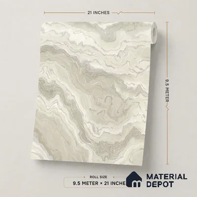 WP1309 | 9.5 Meter x 21 Inches Patterned Look Wallpaper - 55 Sq. Ft.  | Minimum 15% wastage during installation
