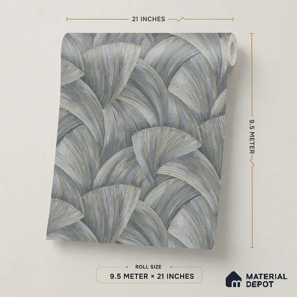 WP1319 | 9.5 Meter x 21 Inches Patterned Look Wallpaper - 55 Sq. Ft.  | Minimum 15% wastage during installation