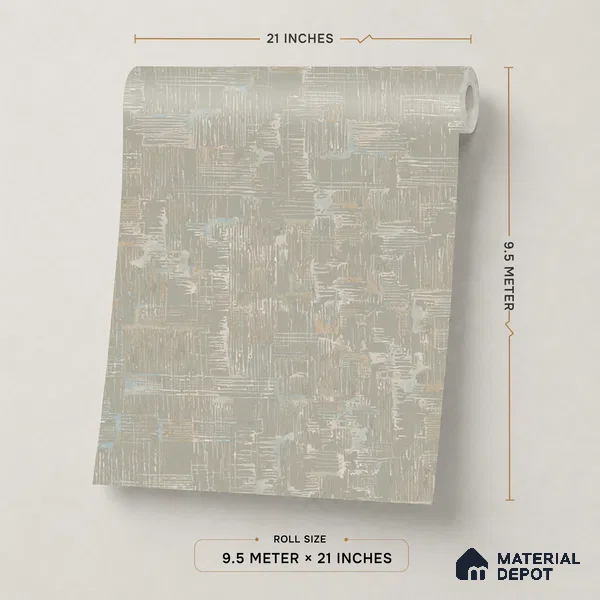 WP1342 | 9.5 Meter x 21 Inches Texture Look Wallpaper - 55 Sq. Ft. | Minimum 15% wastage during installation