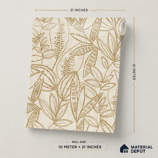 A71801 | 10 Meter x 21 Inches Nature Look Wallpaper - 57.37 Sq. Ft. | Minimum 15% wastage during installation