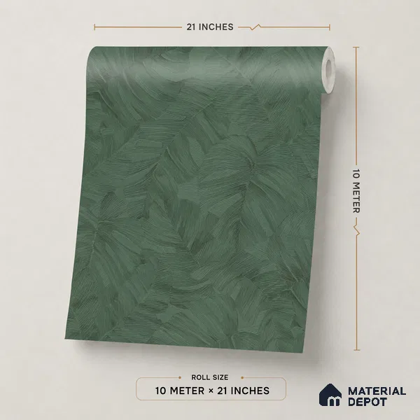 A67601 | 10 Meter x 21 Inches Patterned Look Wallpaper - 57.37 Sq. Ft. | Minimum 15% wastage during installation