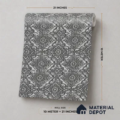 RD24-146 | 10 Meter x 21 Inch  Patterned Look Wallpaper - 57 Sq. Ft.