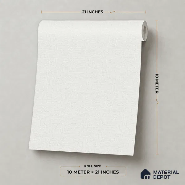 RD24-147 | 10 Meter x 21 Inch Fabric Look Wallpaper - 57 Sq. Ft.
