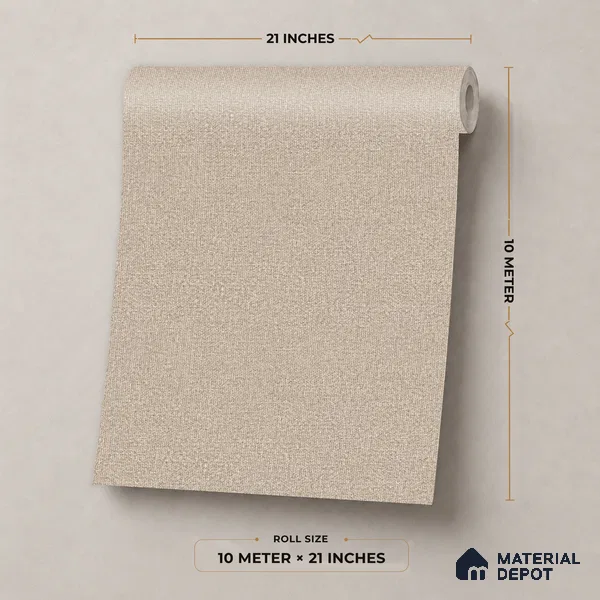RD24-151 | 10 Meter x 21 Inch  Fabric Look Wallpaper - 57 Sq. Ft.