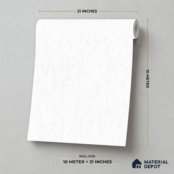 RD24-163 | 10 Meter x 21 Inch Fabric Look Wallpaper - 57 Sq. Ft.