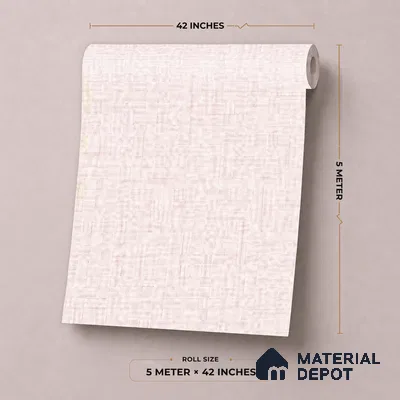 81401-3 | 5 Meter x 42 Inch  Fabric Look Wallpaper - 57 Sq. Ft.