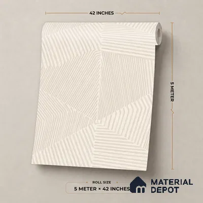 81413-2 | 5 Meter x 42 Inch  Patterned Look Wallpaper - 57 Sq. Ft.
