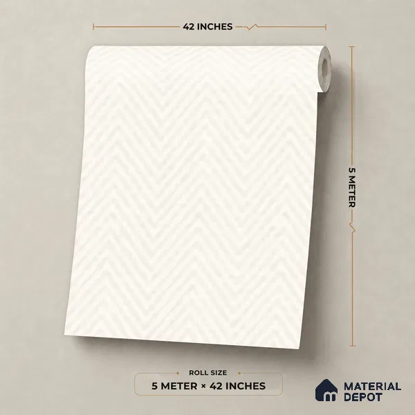 81404-1 | 5 Meter x 42 Inch Patterned Look Wallpaper - 57 Sq. Ft.
