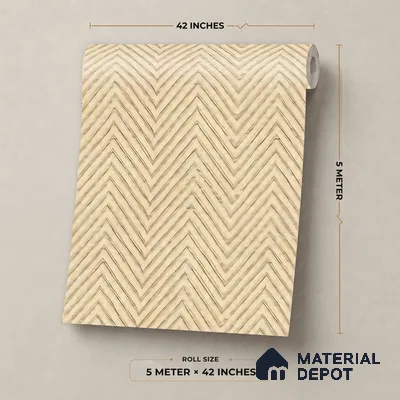 81404-3 | 5 Meter x 42 Inch  Patterned Look Wallpaper - 57 Sq. Ft.