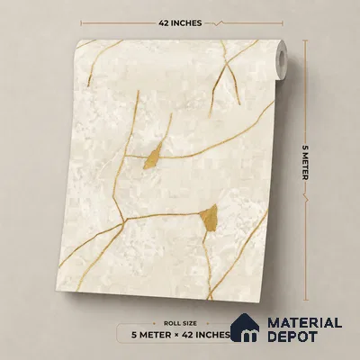 81406-1 | 5 Meter x 42 Inch  Stone Look Wallpaper - 57 Sq. Ft.