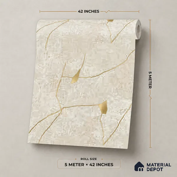 81406-2 | 5 Meter x 42 Inch  Stone Look Wallpaper - 57 Sq. Ft.