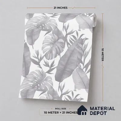 M15-2 | 10 Meter x 21 Inches Florals Look Wallpaper - 57.37 Sq. Ft. | Minimum 15% wastage during installation