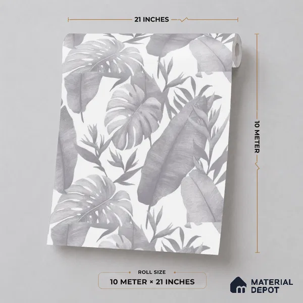 M15-2 | 10 Meter x 21 Inches Florals Look Wallpaper - 57.37 Sq. Ft. | Minimum 15% wastage during installation