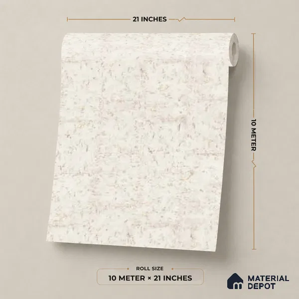 M10-2 | 10 Meter x 21 Inches Texture Look Wallpaper - 57.37 Sq. Ft. | Minimum 15% wastage during installation