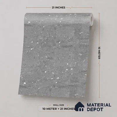 M10-7 | 10 Meter x 21 Inches Texture Look Wallpaper - 57.37 Sq. Ft. | Minimum 15% wastage during installation