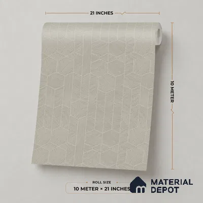 M4-4 | 10 Meter x 21 Inches Patterned Look Wallpaper - 57.37 Sq. Ft. | Minimum 15% wastage during installation