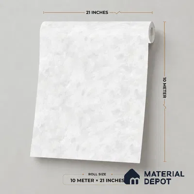 M6-2 | 10 Meter x 21 Inches Plain Look Wallpaper - 57.37 Sq. Ft. | Minimum 10% wastage during installation