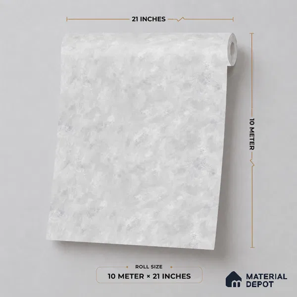 M6-3 | 10 Meter x 21 Inches Plain Look Wallpaper - 57.37 Sq. Ft. | Minimum 10% wastage during installation