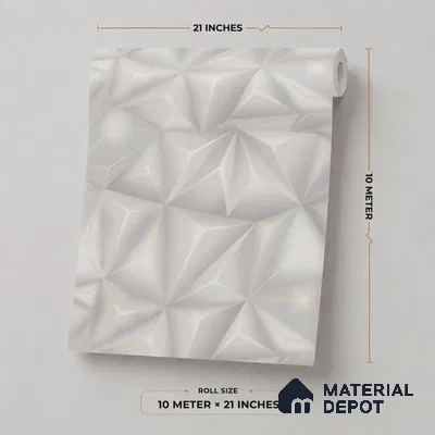 M20-2 | 10 Meter x 21 Inches Patterned Look Wallpaper - 57.37 Sq. Ft. | Minimum 15% wastage during installation